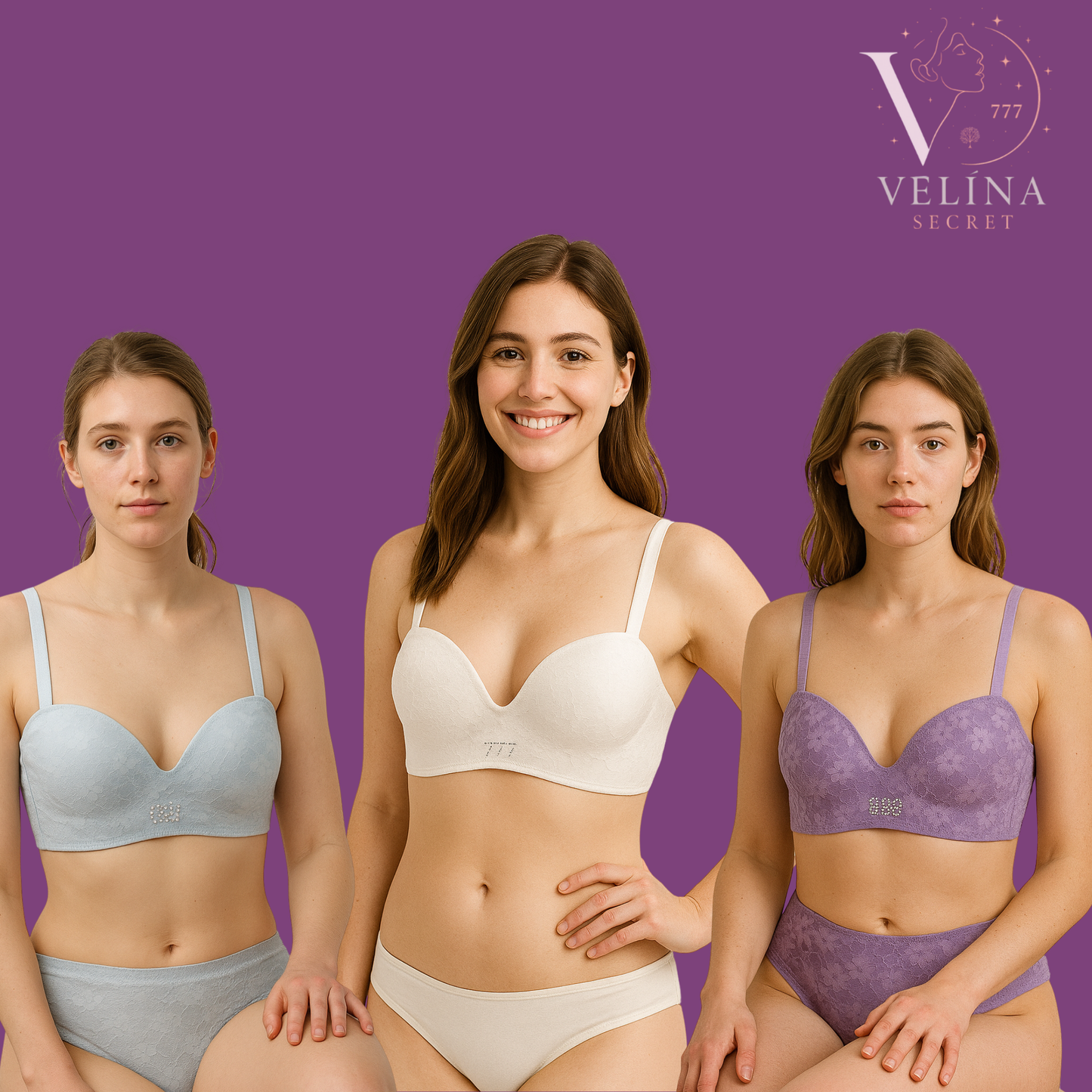 Velina Secret Straplez Bütün Kaplı Sütyen